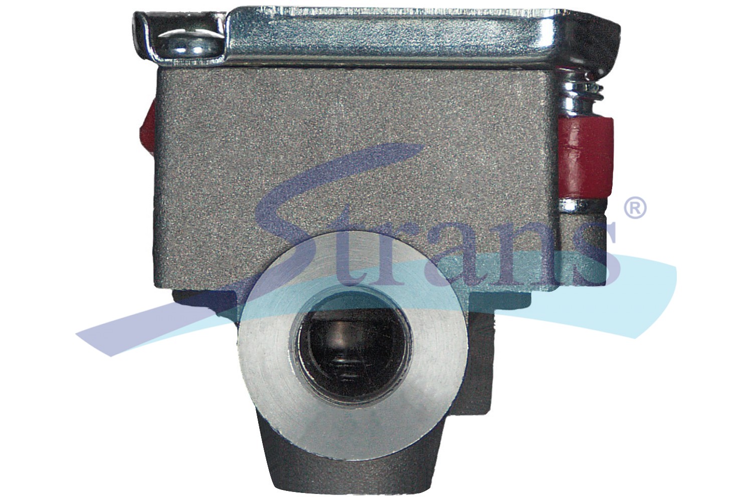 Зєднувач Пневматичний M16*1.5Mm Червоний З Клапаном (Груша) 07080